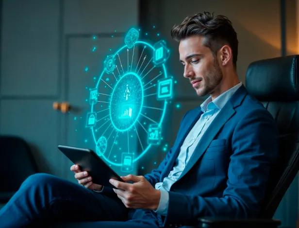 Utiliser l’IA pour Créer un Business Rentable ia robot2